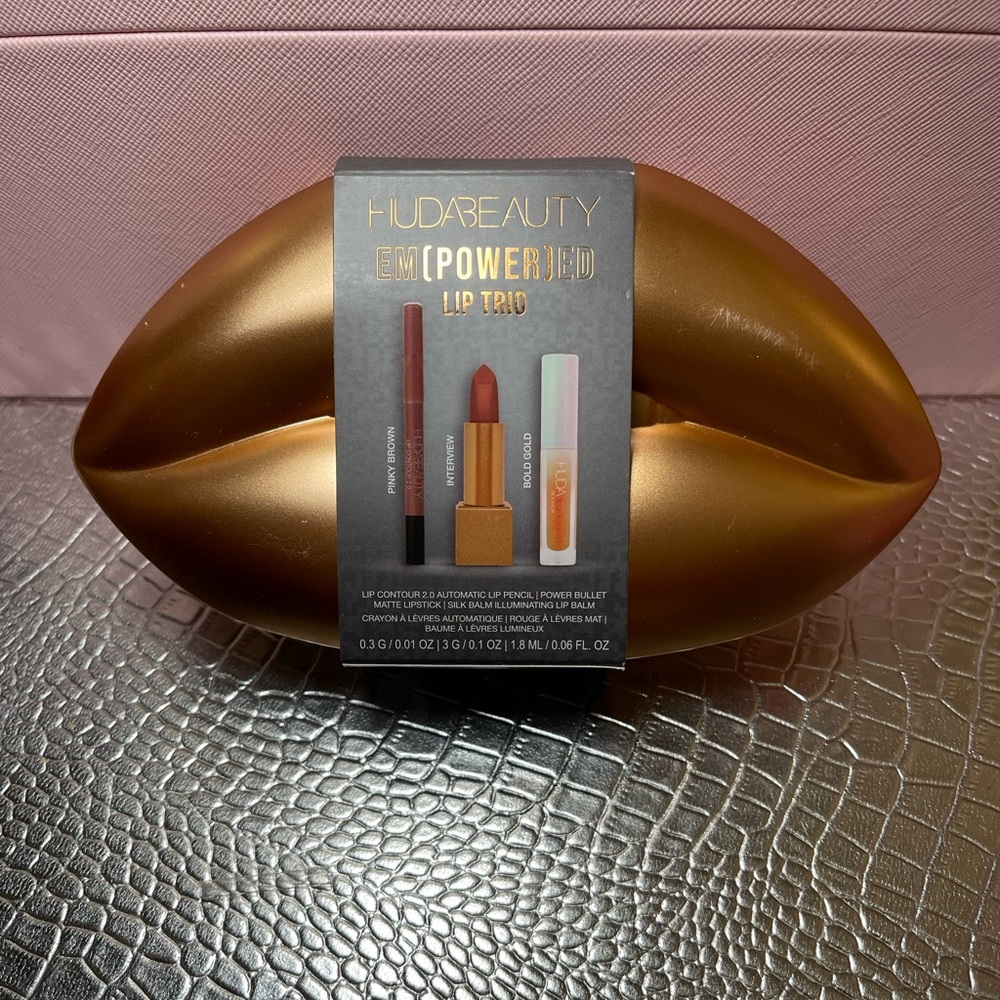 Brand new Huda Beauty lip empowered trio